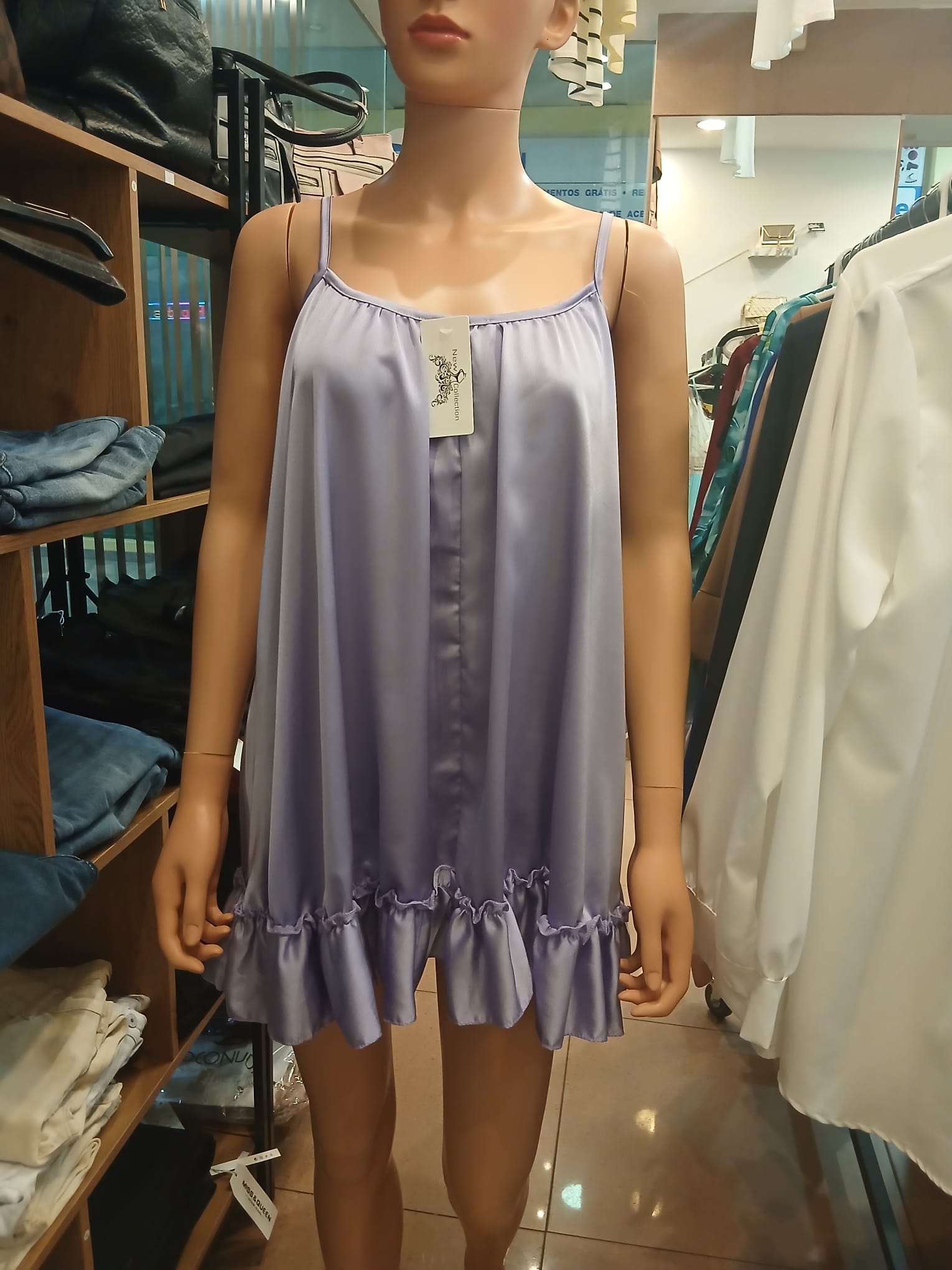 Vestido Acetinado Amore Italiano